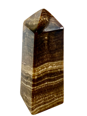 Obelisk kalcit čokoládový